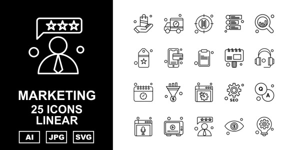 Набор иконок на тему business