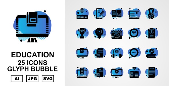 Набор иконок на тему science