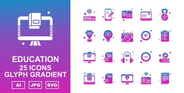 Набор иконок на тему science