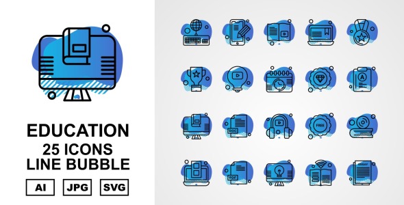 Набор иконок на тему science
