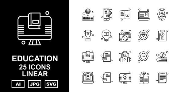 Набор иконок на тему science