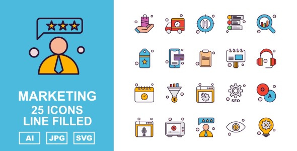 Набор иконок на тему business