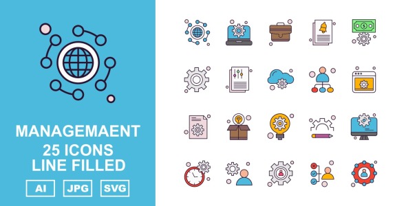 Набор иконок на тему business