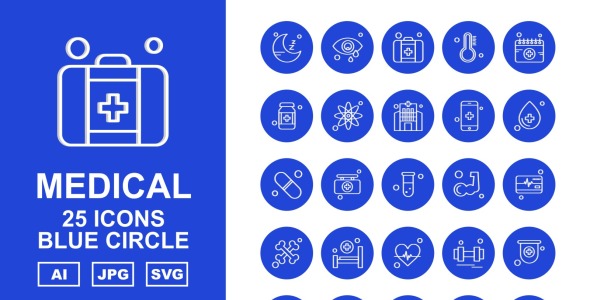 Набор иконок на тему medical