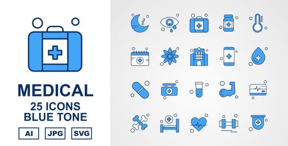 Набор иконок на тему medical