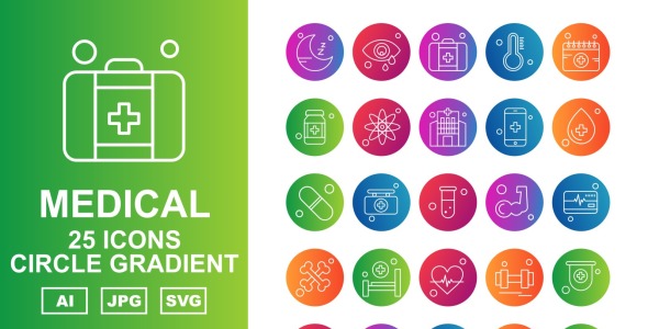 Набор иконок на тему medical