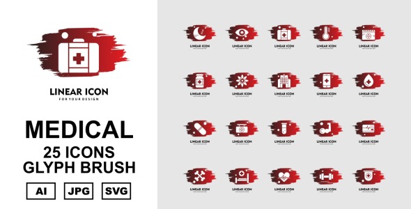 Набор иконок на тему medical