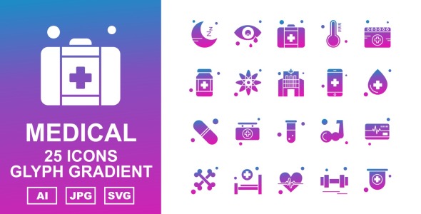 Набор иконок на тему medical