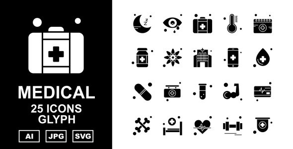 Набор иконок на тему medical