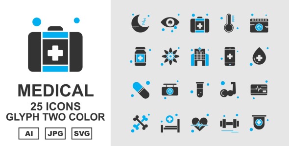Набор иконок на тему medical