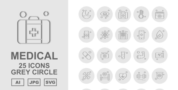 Набор иконок на тему medical