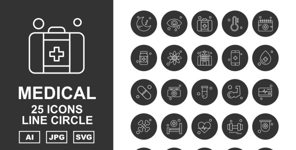 Набор иконок на тему medical