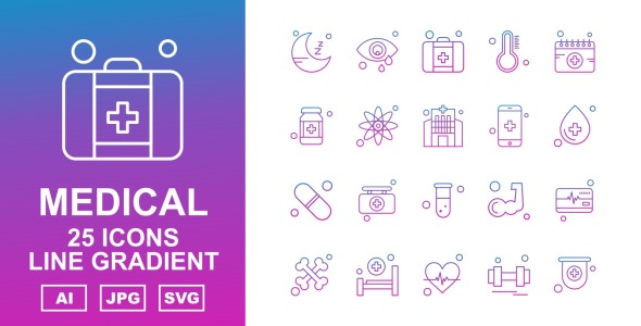 Набор иконок на тему medical