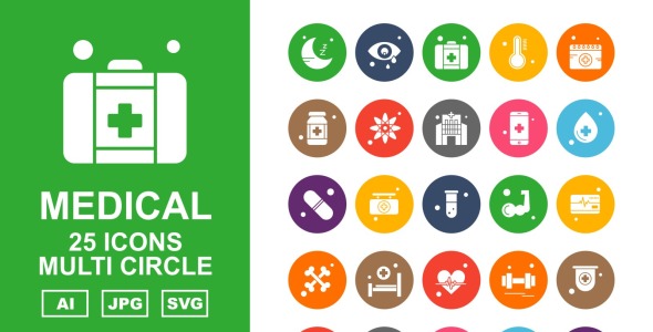 Набор иконок на тему medical