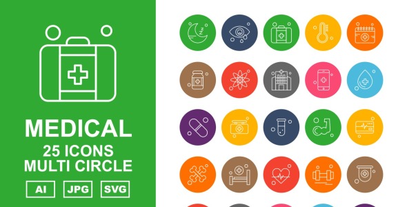 Набор иконок на тему medical
