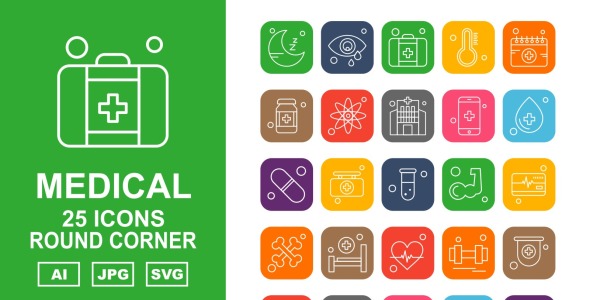 Набор иконок на тему medical