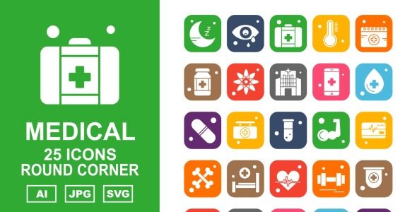 Набор иконок на тему medical