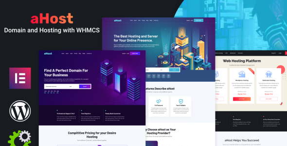 тема домена и хостинга с поддержкой whmcs wordpress theme
