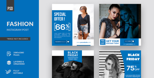 Шаблон для соцсетей на тему графика