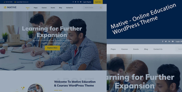 Elementor Education WordPress Theme