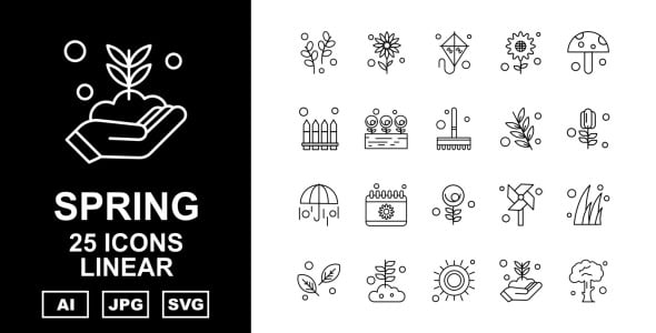 Набор иконок на тему weather