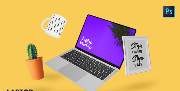 Мокап для продукта на тему графика