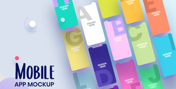 Мокап для продукта на тему графика