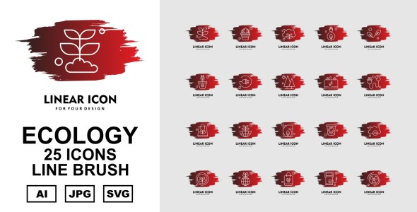 Набор иконок на тему nature