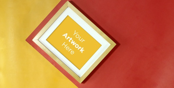 Мокап для продукта на тему графика