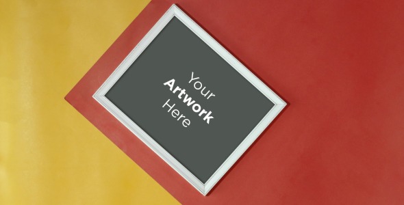 Мокап для продукта на тему графика