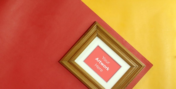 Мокап для продукта на тему графика