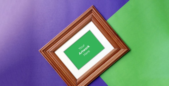 Мокап для продукта на тему графика