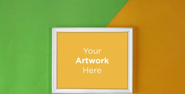 Мокап для продукта на тему графика