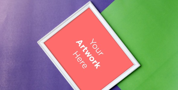 Мокап для продукта на тему графика