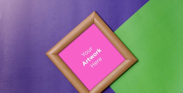 Мокап для продукта на тему графика