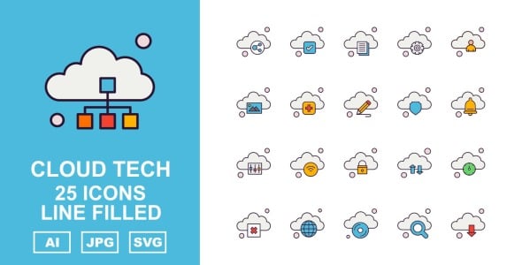 Набор иконок на тему data