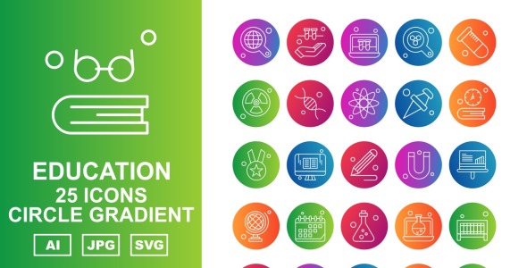 Набор иконок на тему science