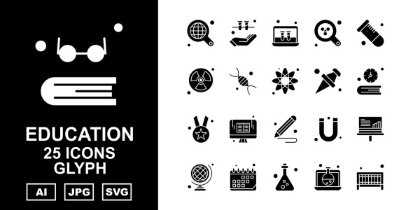 Набор иконок на тему science