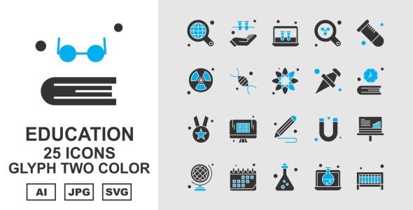 Набор иконок на тему science