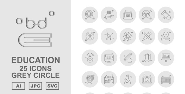 Набор иконок на тему science