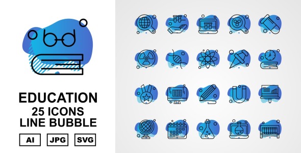 Набор иконок на тему science