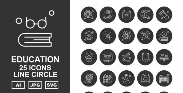 Набор иконок на тему science