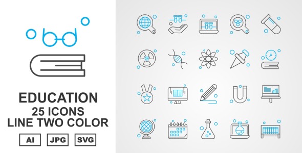 Набор иконок на тему science