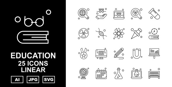 Набор иконок на тему science