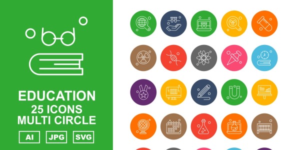 Набор иконок на тему science