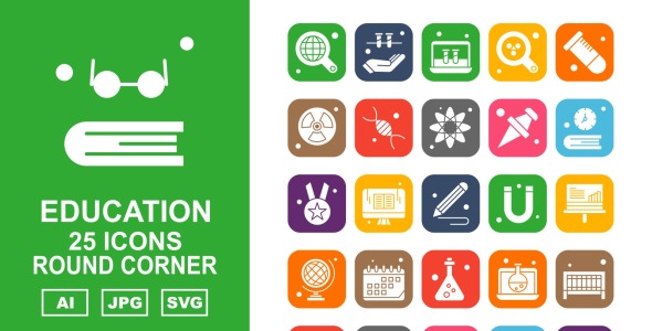 Набор иконок на тему science