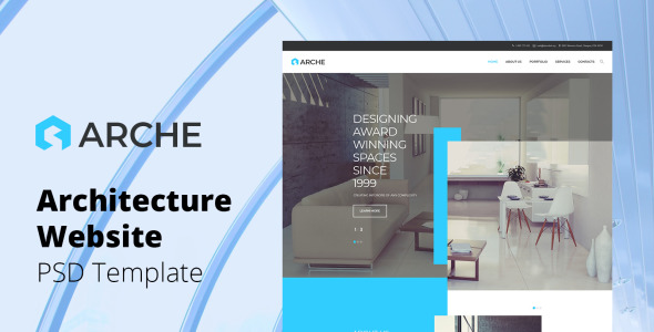 PSD шаблон на тему строительные компании