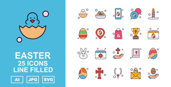 Набор иконок на тему culture