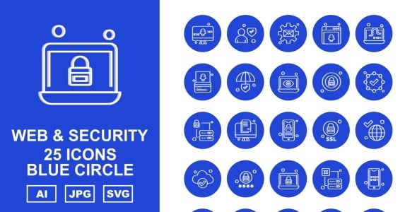 Набор иконок на тему security