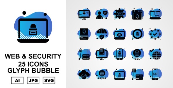 Набор иконок на тему security